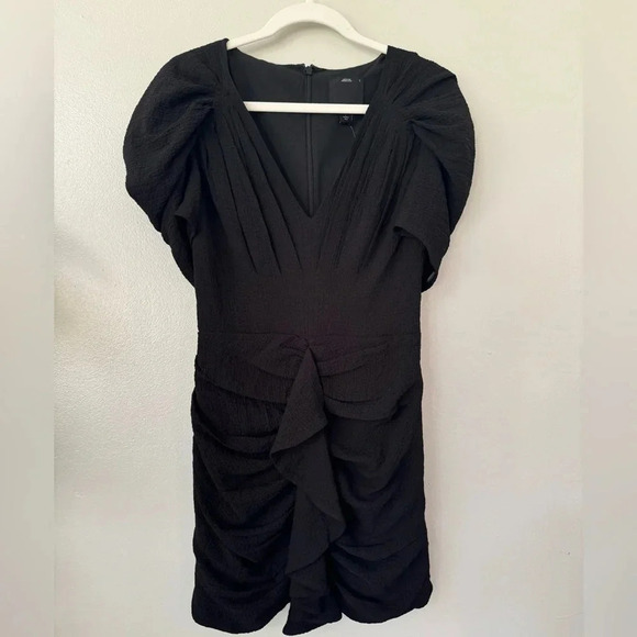 C/MEO Collective Short Sleeve Soaked Black Mini Dress - Picture 7 of 7